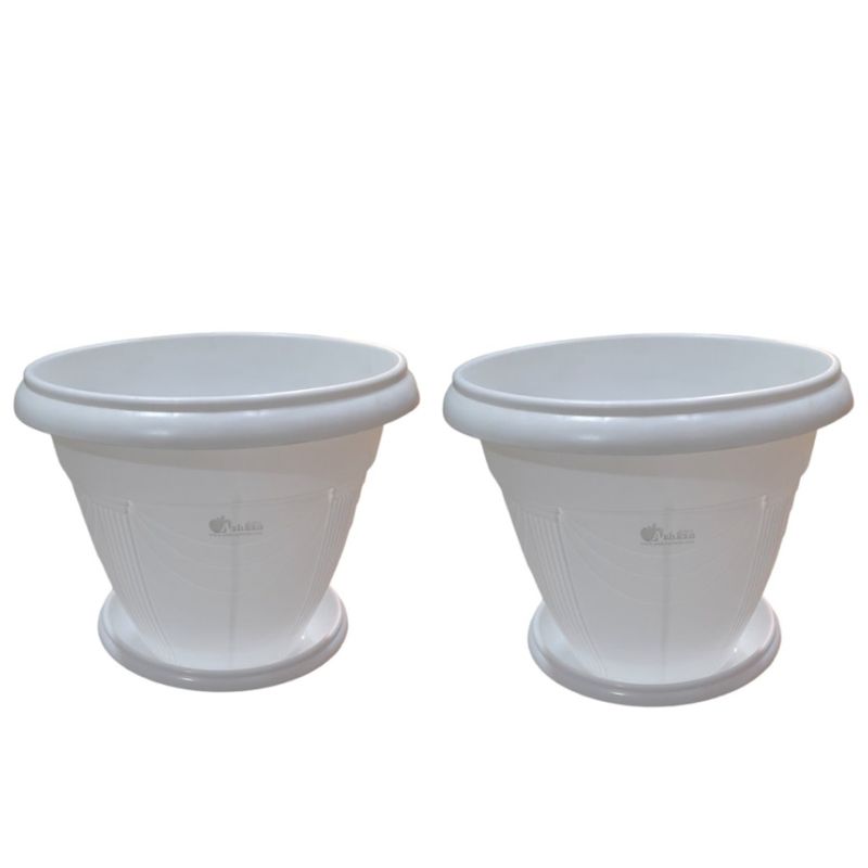 گلدان مدل پلاستیکی گلرو  کد 03 بسته 2 عددی